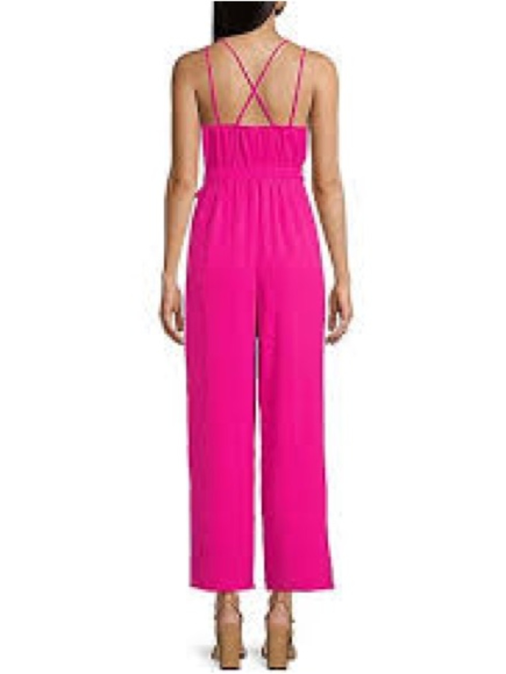 Evolutionary Hot Pink Wide Leg Jumpsuit – XL – NWT - Picture 2 of 9
